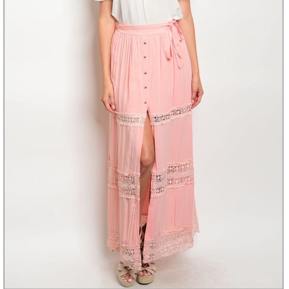 Crochet Maxi Skirt - Picture 2 of 6
